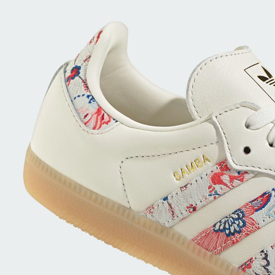 ADIDAS SAMBA OG LIBERTY LONDON TANA LAWN OFF WHITE WOMENS
