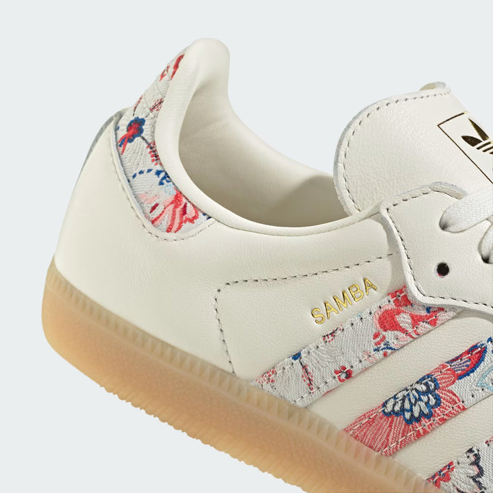 ADIDAS SAMBA OG LIBERTY LONDON TANA LAWN OFF WHITE WOMENS