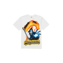 SUPREME GRIM REAPER TEE WHITE