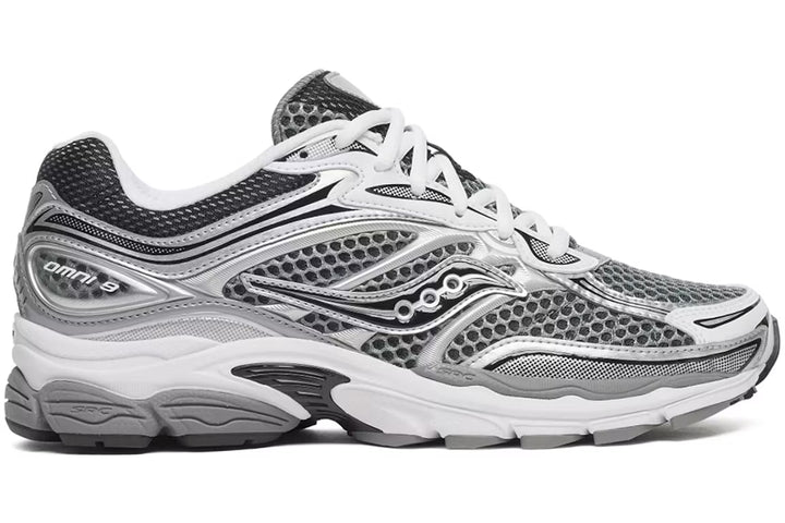 SAUCONY PROGRID OMNI 9 GREY SILVER BLACK