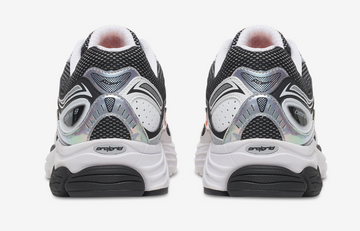 SAUCONY PROGRID OMNI 9 SPEED SHADES WHITE BLACK ORANGE — Stock