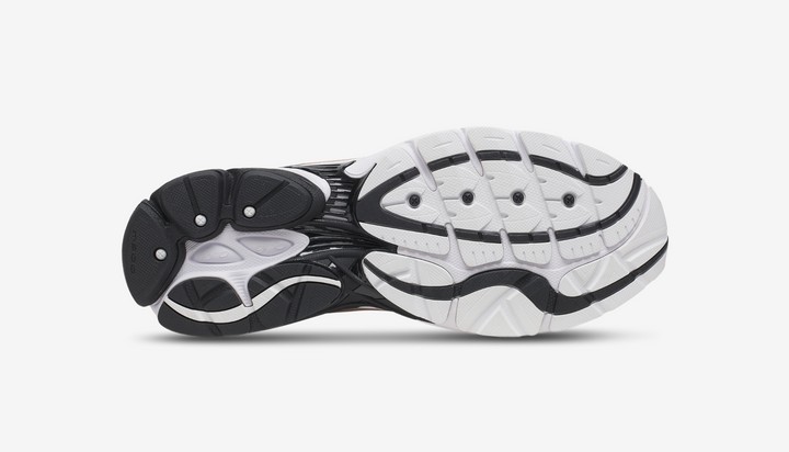 SAUCONY PROGRID OMNI 9 SPEED SHADES WHITE BLACK ORANGE
