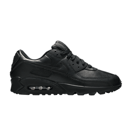 NIKE AIR MAX 90 LEATHER TRIPLE BLACK