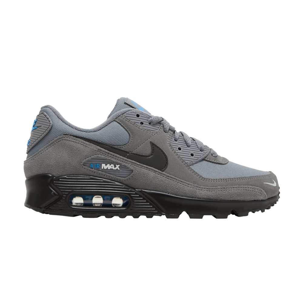 NIKE AIR MAX 90 SMOKE GREY LIGHT PHOTO BLUE