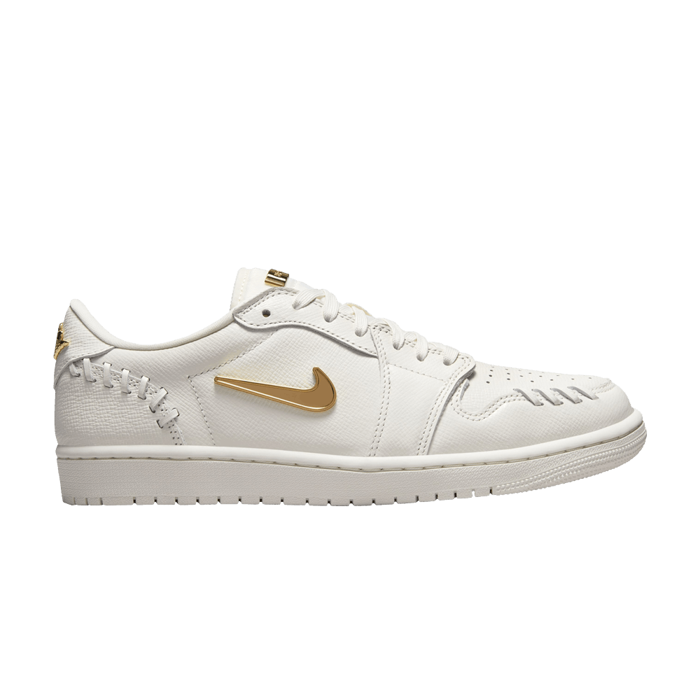 JORDAN 1 LOW METHOD OF MAKE SAIL METALLIC GOLD (WOMEN&