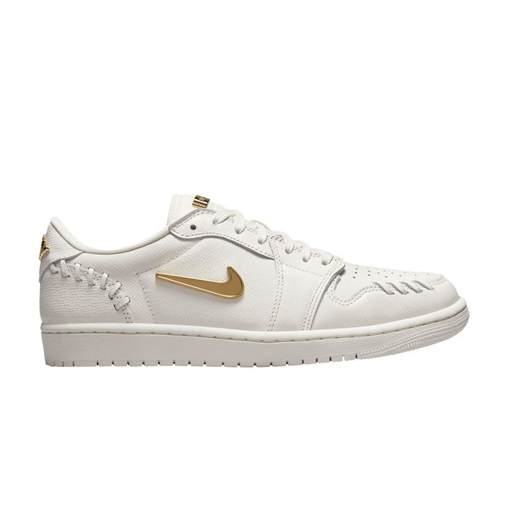 JORDAN 1 LOW METHOD OF MAKE SAIL METALLIC GOLD (WOMEN&