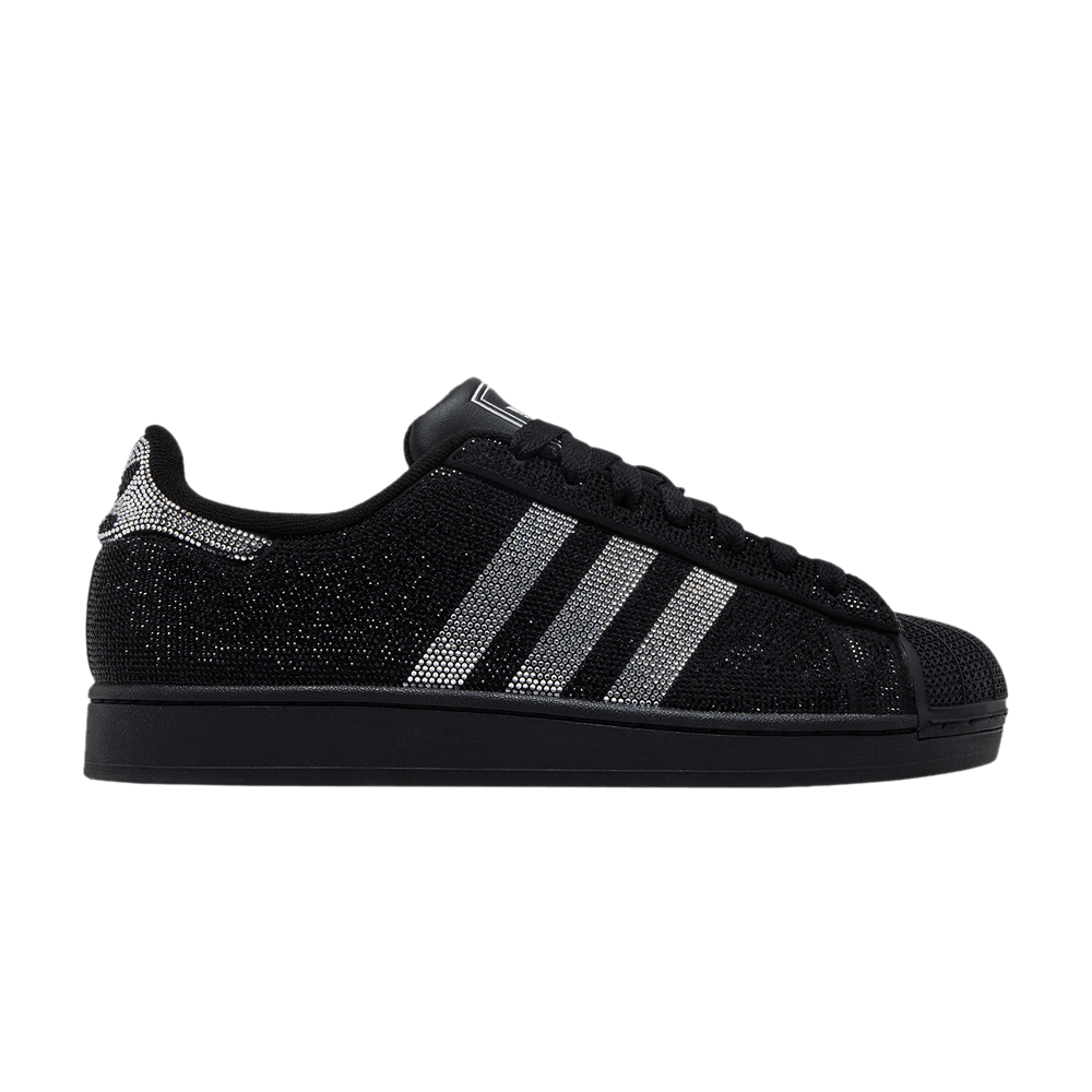 ADIDAS SUPERSTAR II RHINESTONE BLACK SILVER (WOMEN&