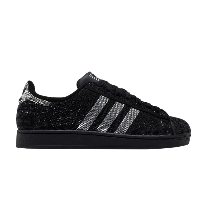 ADIDAS SUPERSTAR II RHINESTONE BLACK SILVER (WOMEN&