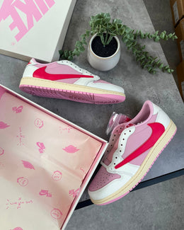 TRAVIS SCOTT X AIR JORDAN 1 RETRO LOW OG 'SAIL TROPICAL PINK'