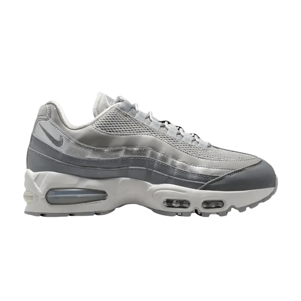 NIKE AIR MAX 95 SE BIG BUBBLE GREY FOG SILVER (WOMEN&