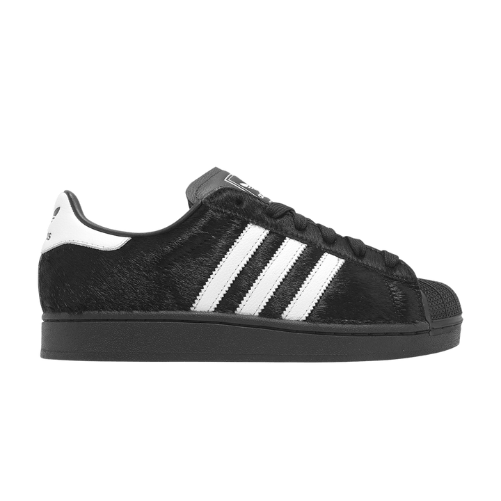 ADIDAS SUPERSTAR II BLACK PONYHAIR (WOMEN&