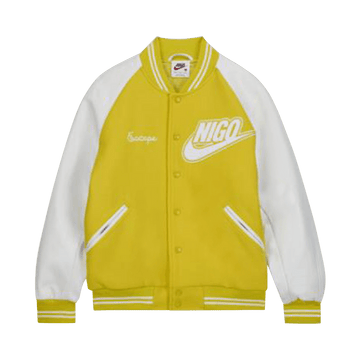 NIKE X NIGO NRG VARSITY JACKET YELLOW — Stock