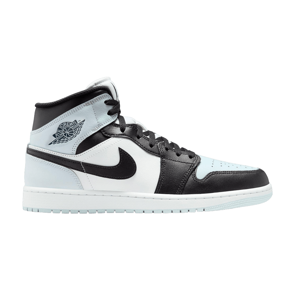 JORDAN 1 MID BLACK AURA SQUADRON BLUE