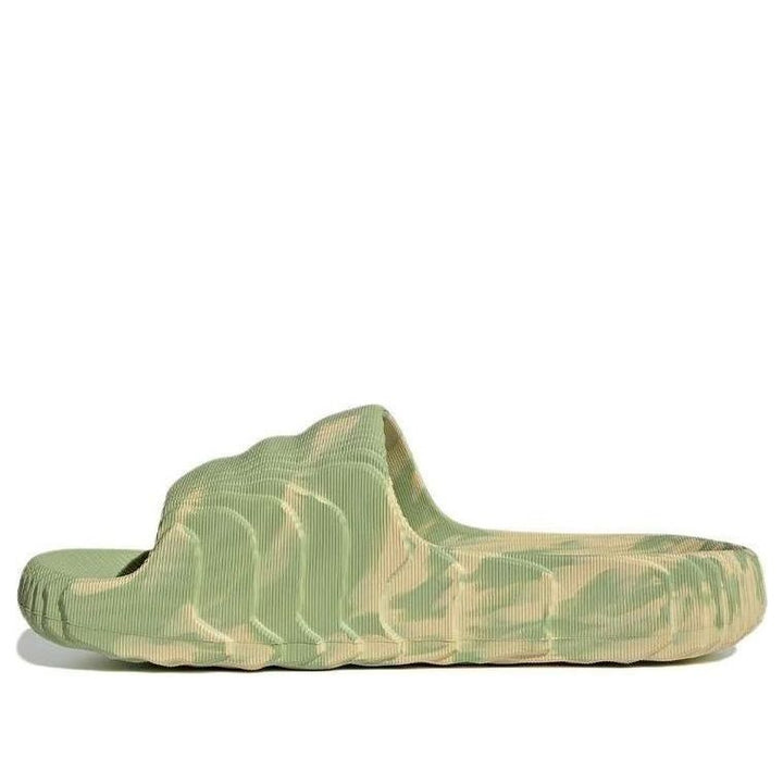 ADIDAS ADILETTE 22 SLIDES MAGIC LIME ST DESERT SAND