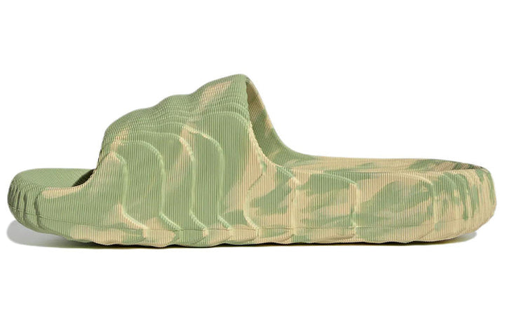 ADIDAS ADILETTE 22 SLIDES MAGIC LIME ST DESERT SAND