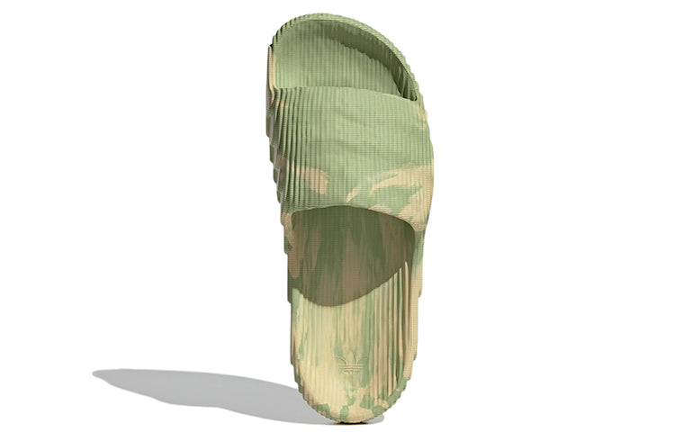 ADIDAS ADILETTE 22 SLIDES MAGIC LIME ST DESERT SAND