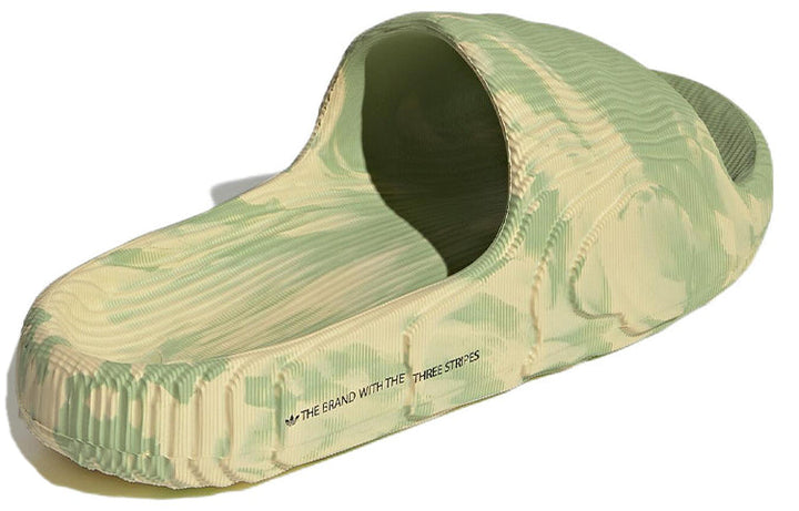 ADIDAS ADILETTE 22 SLIDES MAGIC LIME ST DESERT SAND