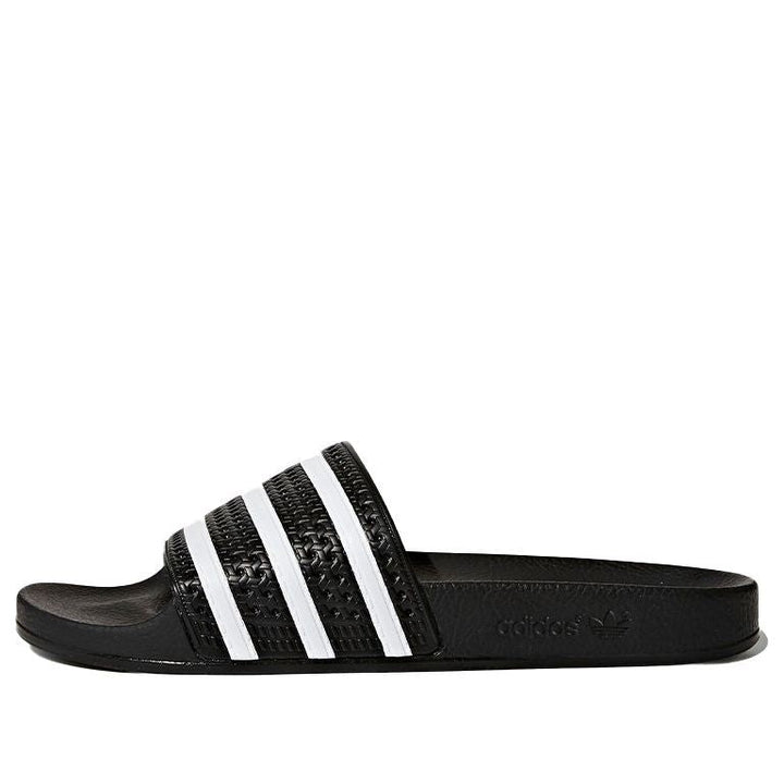 ADIDAS ADILETTE BLACK WHITE