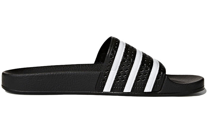 ADIDAS ADILETTE BLACK WHITE
