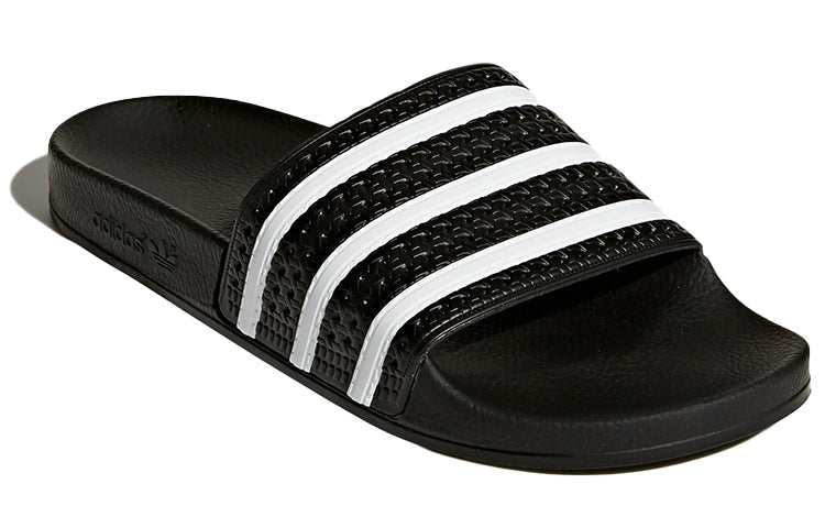 ADIDAS ADILETTE BLACK WHITE
