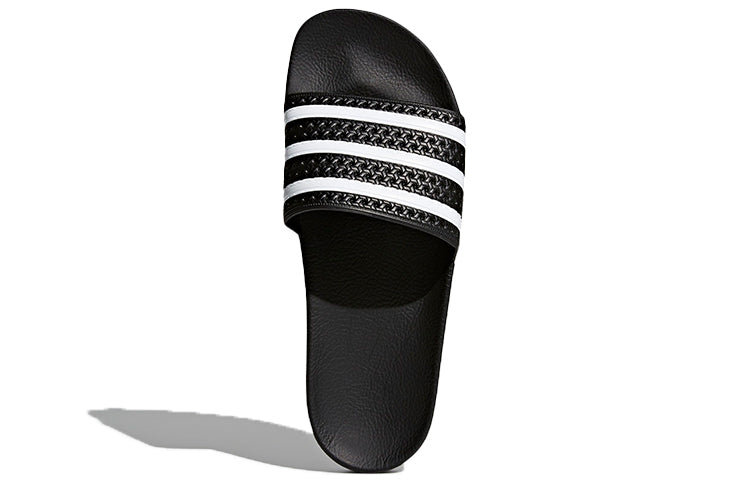 ADIDAS ADILETTE BLACK WHITE