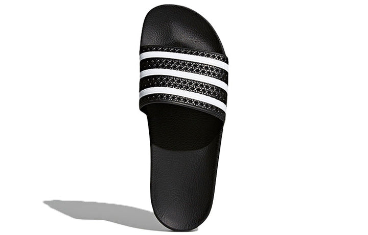 ADIDAS ADILETTE BLACK WHITE