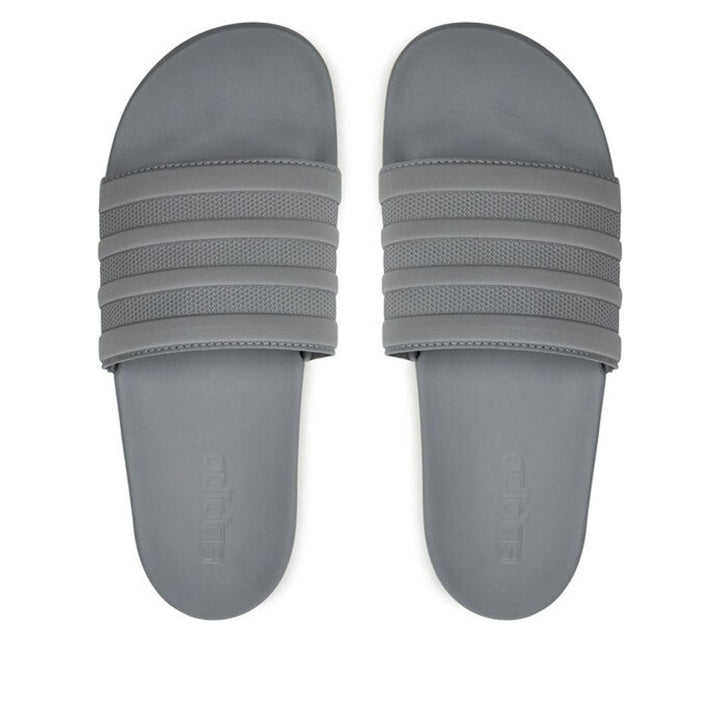 ADIDAS ADILETTE COMFORT SLIDES CHARCOAL SOLID GREY