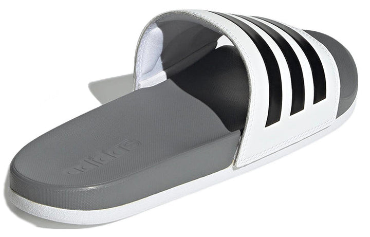 ADIDAS ADILETTE COMFORT SLIDES CLOUD WHITE CORE BLACK GREY THREE