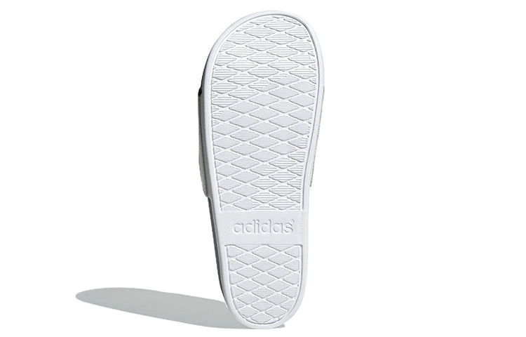 ADIDAS ADILETTE COMFORT SLIDES CLOUD WHITE CORE BLACK GREY THREE