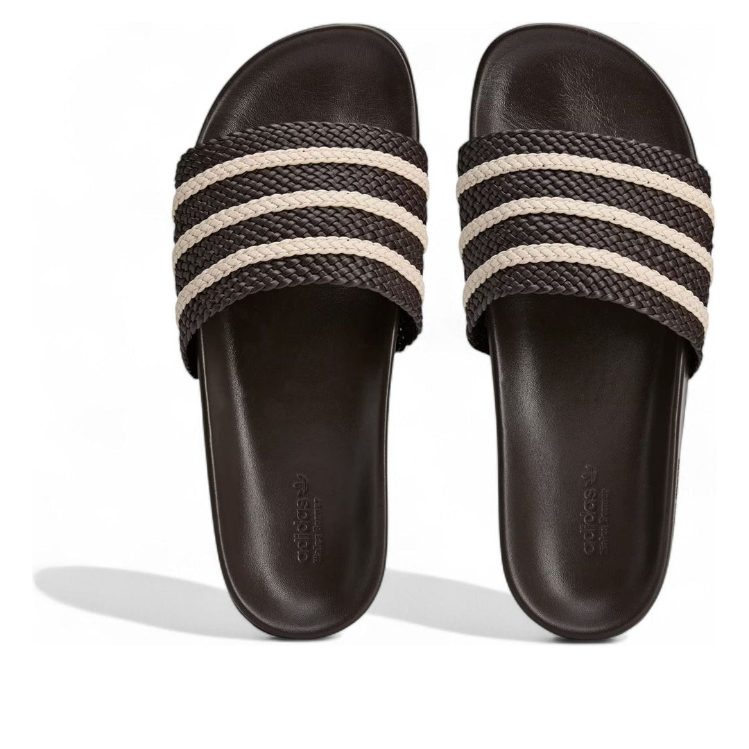 ADIDAS ADILETTE SLIDES WALES BONNER DARK BROWN