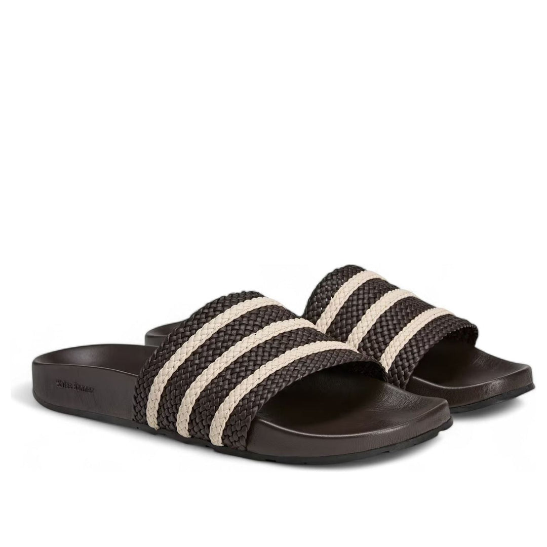 ADIDAS ADILETTE SLIDES WALES BONNER DARK BROWN