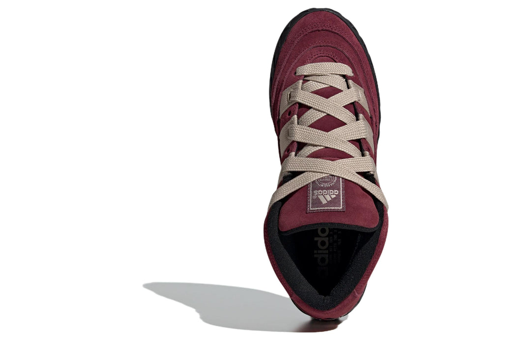 ADIDAS ADIMATIC MID MAROON WONDER BEIGE CORE BLACK