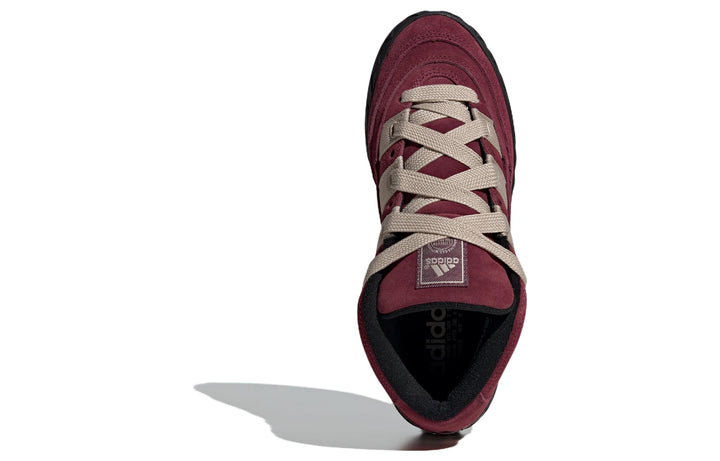 ADIDAS ADIMATIC MID MAROON WONDER BEIGE CORE BLACK