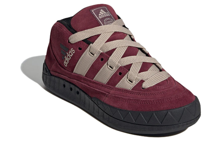 ADIDAS ADIMATIC MID MAROON WONDER BEIGE CORE BLACK