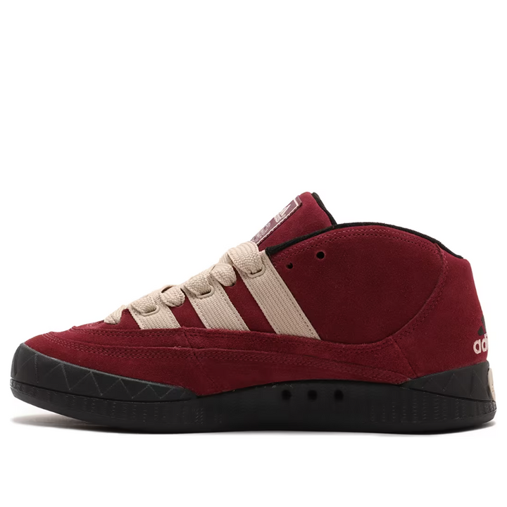 ADIDAS ADIMATIC MID MAROON WONDER BEIGE CORE BLACK