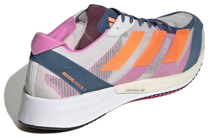 ADIDAS ADIZERO ADIOS 7 DASH GREY SOLAR ORANGE WONDER STEEL