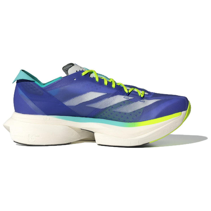 ADIDAS ADIZERO ADIOS PRO 3 COBALT BLUE ZERO METALIC LUCID LEMON WOMENS