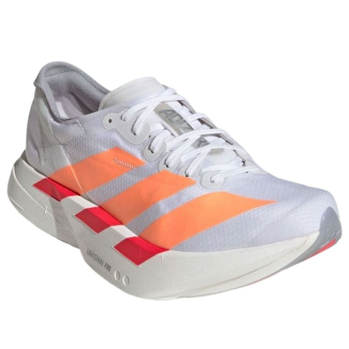 ADIDAS ADIZERO ADIOS PRO 4 WHITE BEAM ORANGE RED WOMENS