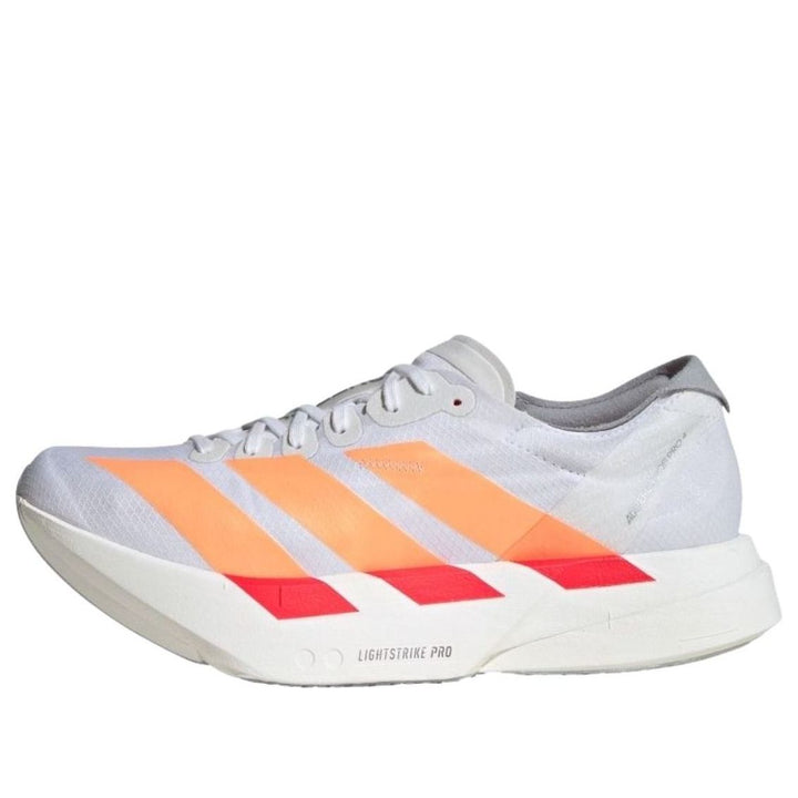 ADIDAS ADIZERO ADIOS PRO 4 WHITE BEAM ORANGE RED WOMENS