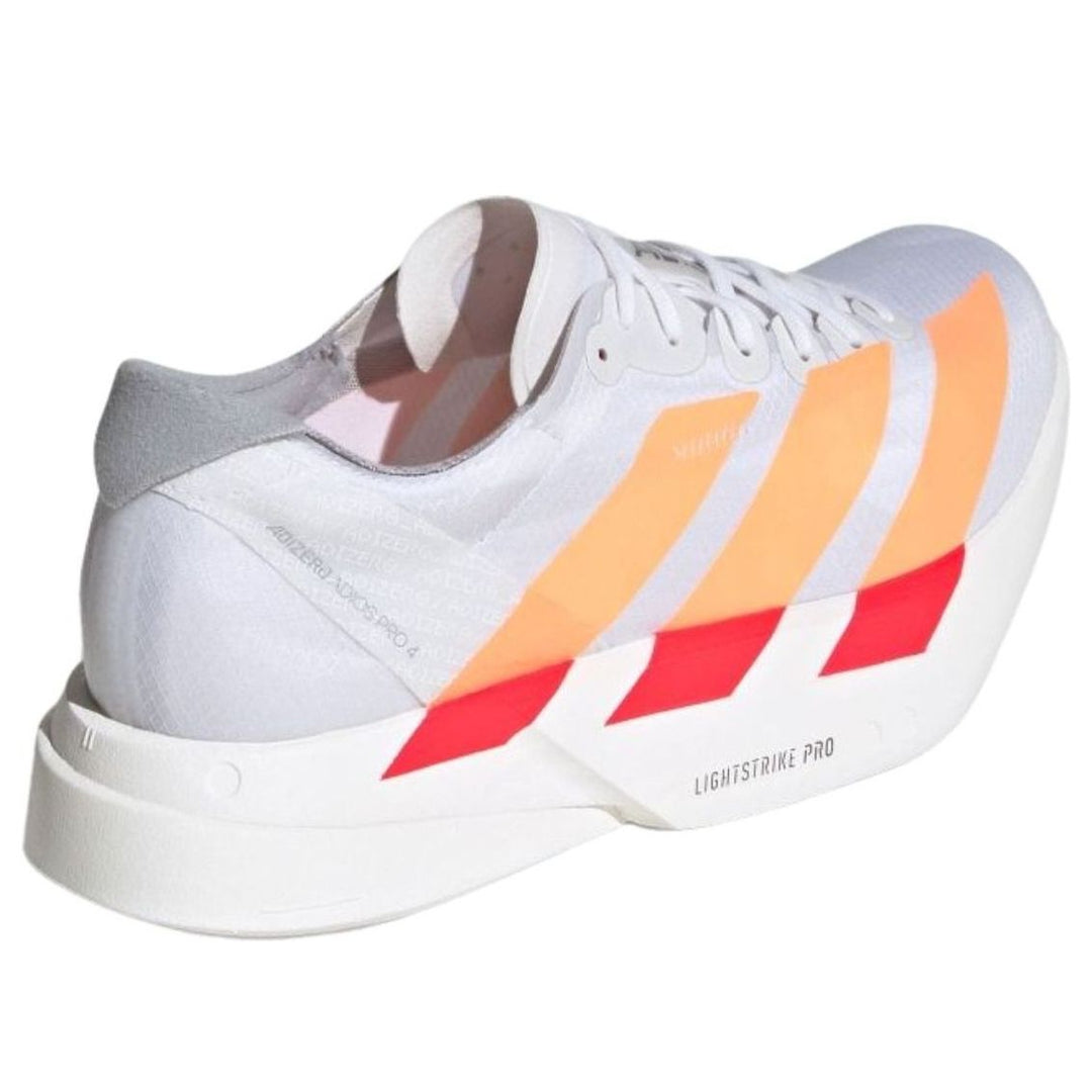 ADIDAS ADIZERO ADIOS PRO 4 WHITE BEAM ORANGE RED WOMENS