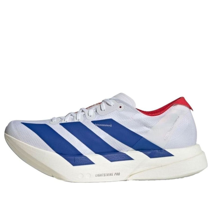 ADIDAS ADIZERO ADIOS PRO 4 WHITE ROYAL BLUE RUBY