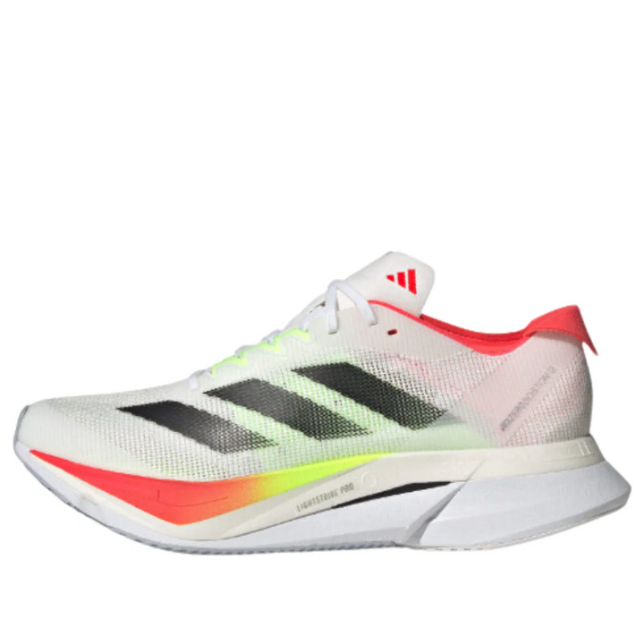 ADIDAS ADIZERO BOSTON 12 CLOUD WHITE CORE BLACK LUCID RED