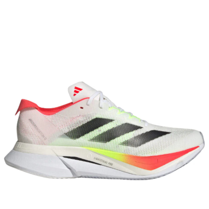 ADIDAS ADIZERO BOSTON 12 CLOUD WHITE CORE BLACK LUCID RED