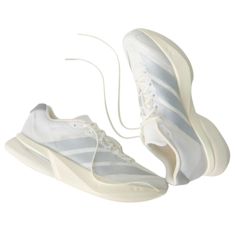ADIDAS ADIZERO BOSTON 13 KITH WHITE SILVER METALLIC