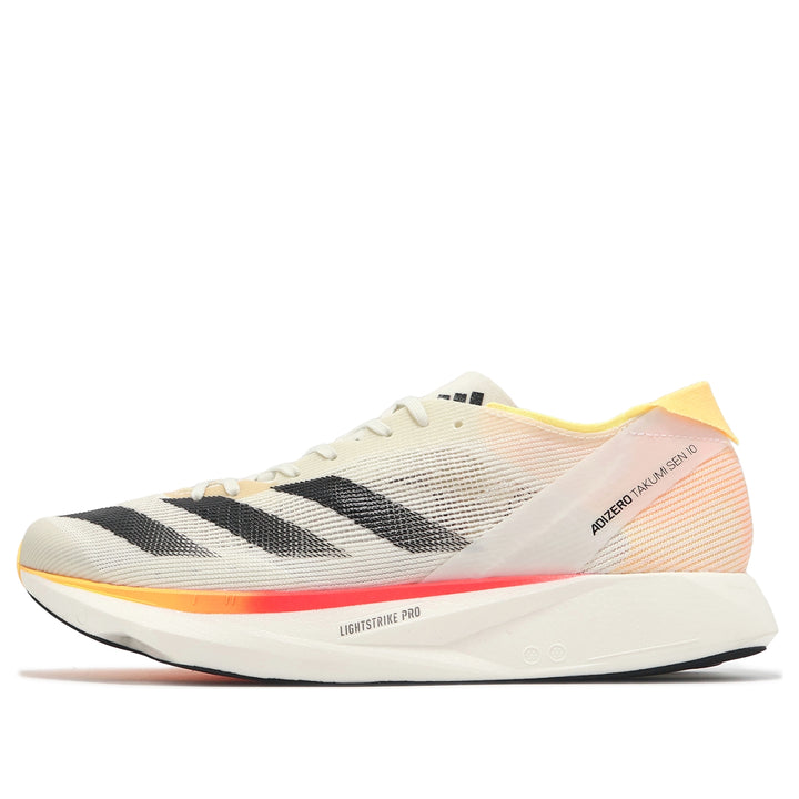ADIDAS ADIZERO TAKUMI SEN 10 IVORY IRON METALLIC OFF WHITE WOMENS