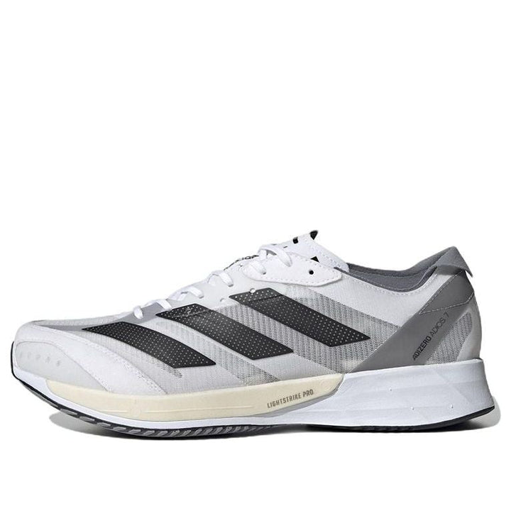 ADIDAS ADIZZERO ADIOS 7 CLOUD WHITE BLACK GREY