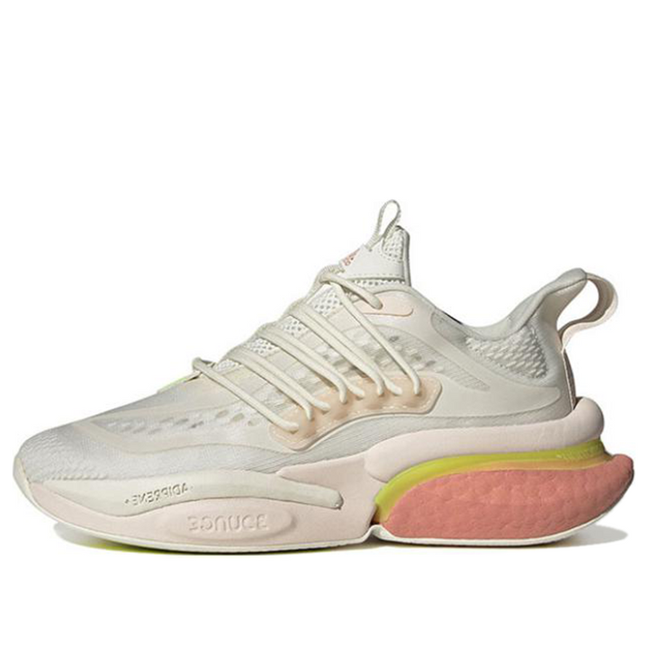 ADIDAS ALPHABOOST V1 OFF WHITE WONDER CLAY LUCID LEMON WOMENS