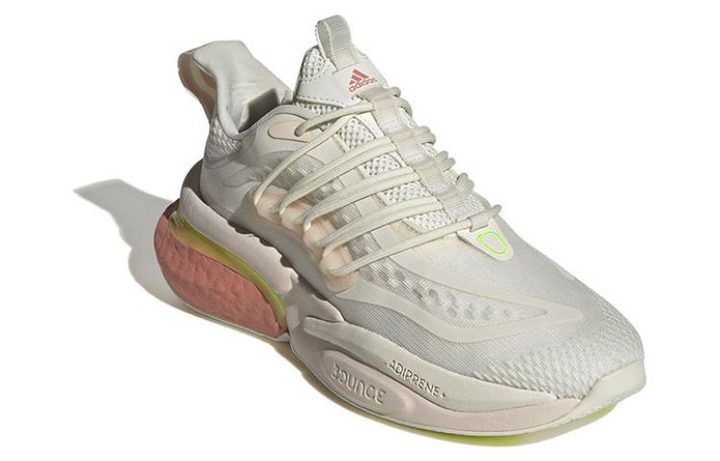ADIDAS ALPHABOOST V1 OFF WHITE WONDER CLAY LUCID LEMON WOMENS