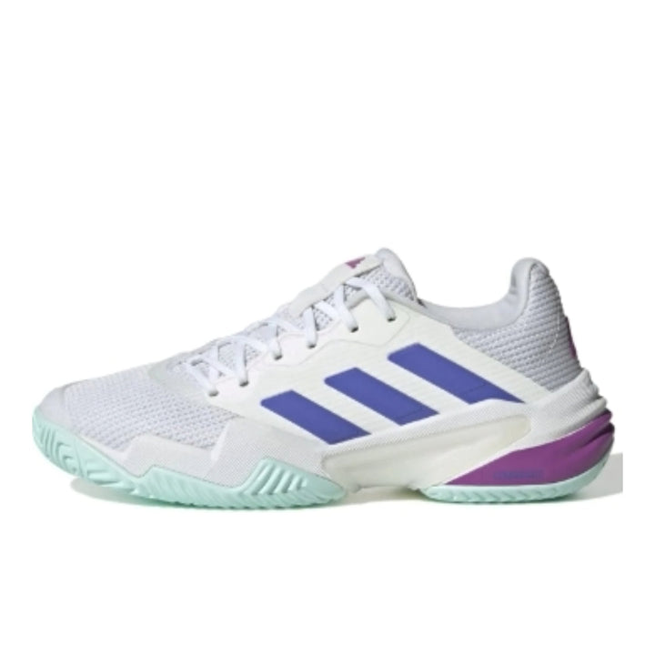 ADIDAS BARRICADE 13 CLOUD WHITE COBALT BLUE PURPLE BURST WOMENS