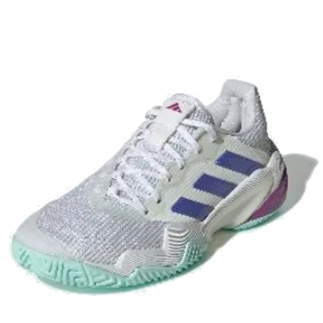 ADIDAS BARRICADE 13 CLOUD WHITE COBALT BLUE PURPLE BURST WOMENS